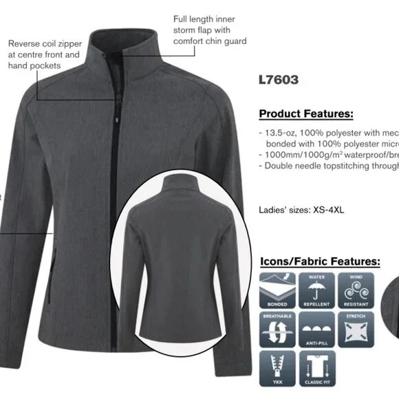 Womens Softshell jacket - Picture 5 of 5